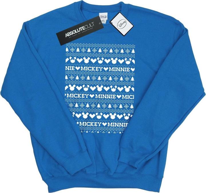 Produktbild Disney Mickey And Minnie Christmas Fair Isle Sweatshirt (S)