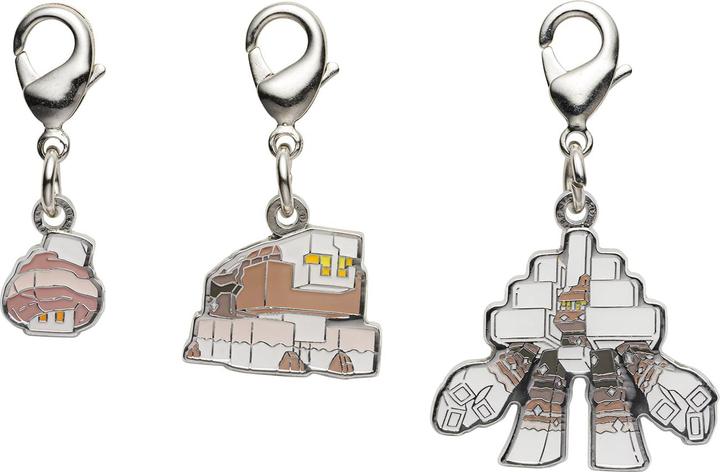 Actual product image Pokémon Pokemon Center - Nacli, Naclstack, Garganacl keychain - 3 pieces