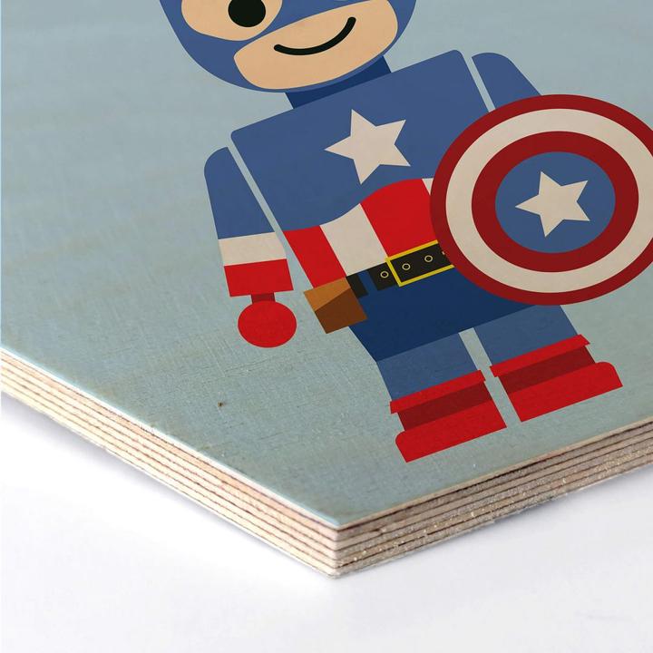 Produktbild Trenddeko Captain America Spielzeug (35 x 30 cm)