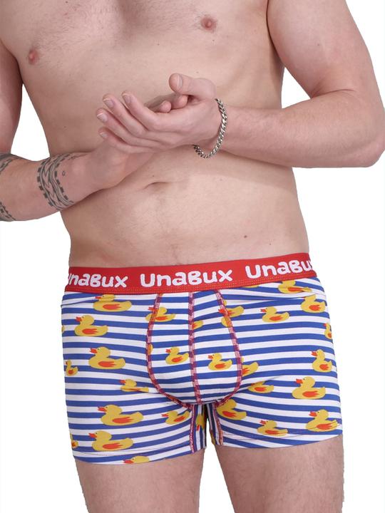 Actual product image Unabux Boxer BLACK WHITE RABBIT (M, pack of 2)