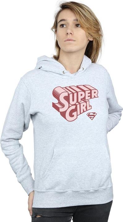 Produktbild Supergirl Retro Logo Kapuzenpullover (S)