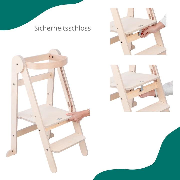 Produktbild MamaToyz Zusammenklappbarer Lernturm