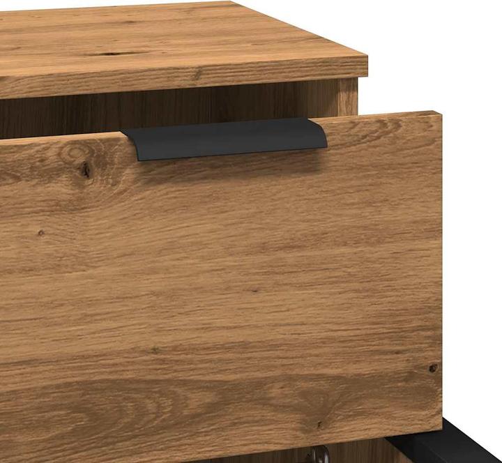 Produktbild VidaXL Sideboard Artisan-Eiche 30x30x70 cm Holzwerkstoff (30 x 30 x 70 cm)