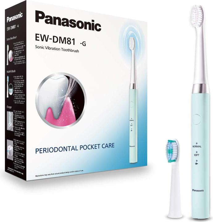 Panasonic Electric Toothbrush EW-DM81-G503 Rechargeable, For adults, Number of brush heads included 2, Number (Schallzahnbürste)