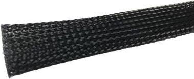 Image du produit Rs Pro Black Expandable Braided Sleeving 10-21m (Trou de câble, 1500 cm)