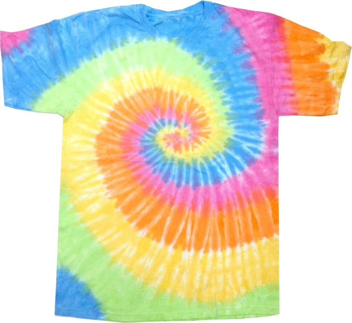 Colortone Kvinnor BatikdruckTShirt FarbenRegenbogen