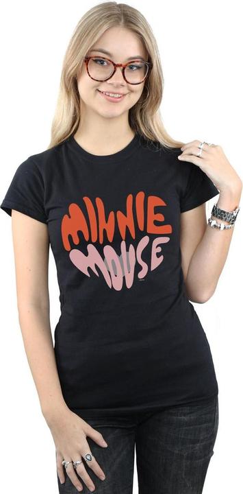 Immagine prodotto Disney Minnie Mouse Heart Shaped Maglietta Donna (L)