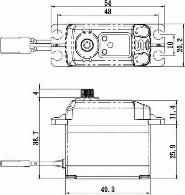 Produktbild Savöx Standard Servo SB-2270SG+ 40 kg Digital HV