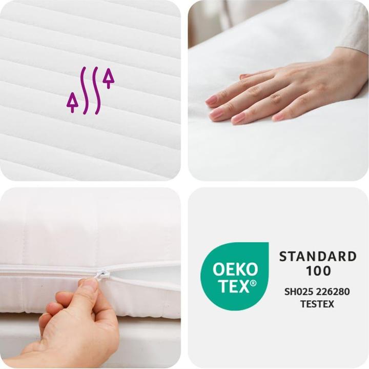 Produktbild VidaXL Schaumstoffmatratze Kinder 80 x 160 cm 7-Zonen Härte 20 ILD (80 x 160 cm)