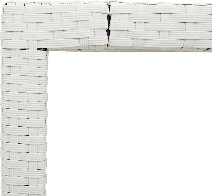 Produktbild VidaXL Gartentisch mit Glasplatte (90 cm)