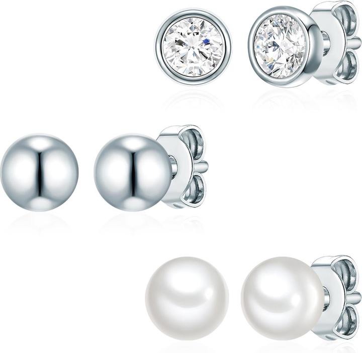 Immagine prodotto Rafaela Donata Donna Argento decorato con cristalli Swarovski® Perle d'acqua dolce - 12522 (Argento)