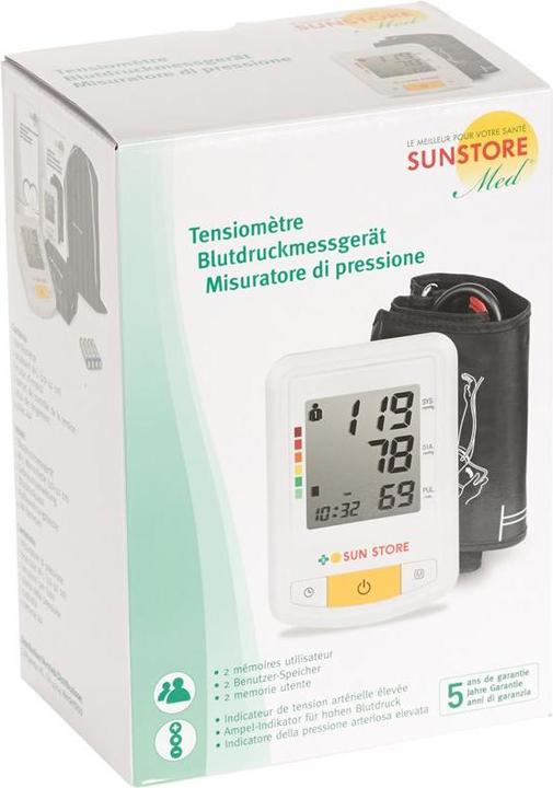 Produktbild Sun Store STORE Med Blutdruckmessgerät (Blutdruckmessgerät Oberarm)