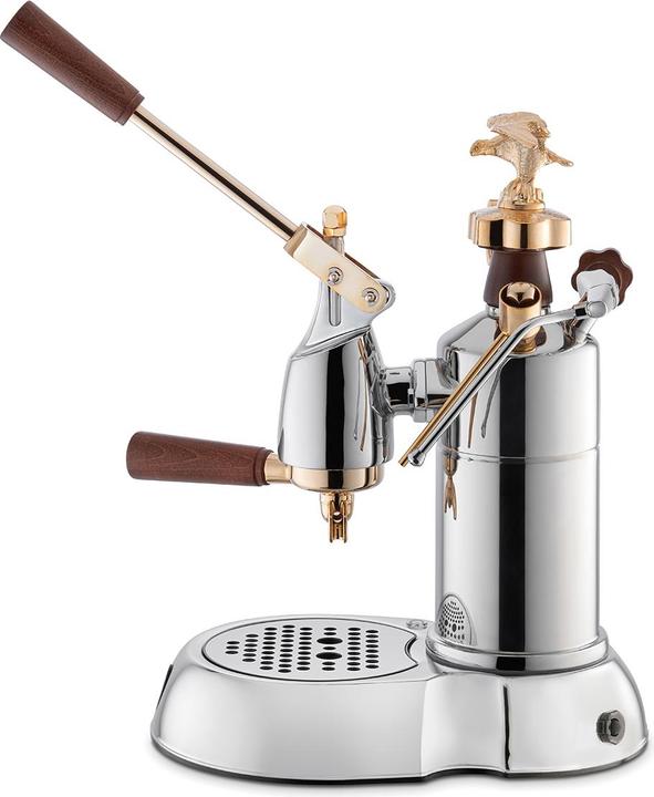 Actual product image La Pavoni LPLEXP01EU, Espresso machine Expo 2015, Chrome/or (EU plug)
