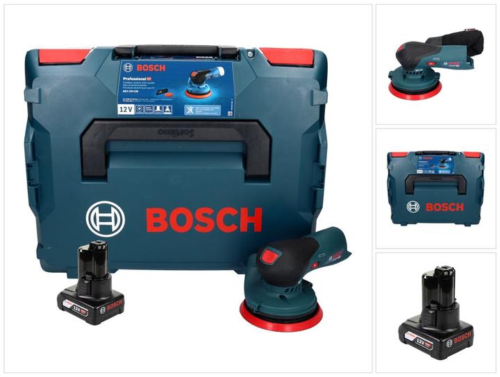 Immagine prodotto Bosch Professional Bosch GEX 12V-125 Levigatrice rotorbitale professionale a batteria 12 V 125 mm Brushless + 1x (Levigatrici rotorbitali)