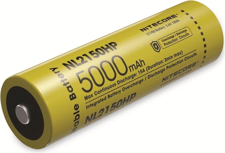 Produktbild Nitecore Li-Ion Akku Typ 21700 - 5000mAh - NL2150HP
