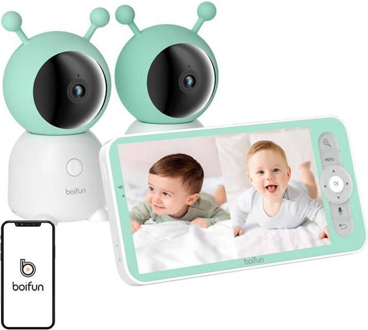 Produktbild Boifun Nanny Kameras + Monitor (Babyphone mit Kamera, 300 m)