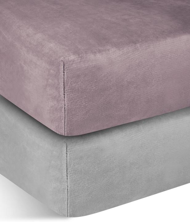 Image du produit Aspero 2 draps-housses en flanelle PERPIGNAN (140 x 200 cm)