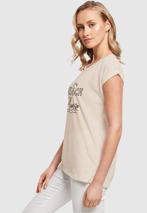 Produktbild Merchcode Ladies Beach Please Extended Shoulder Tee - 112615 (M)