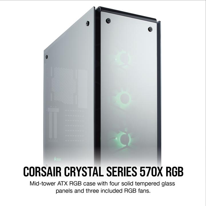 Immagine prodotto Corsair Crystal 570X RGB Mirror (ATX)