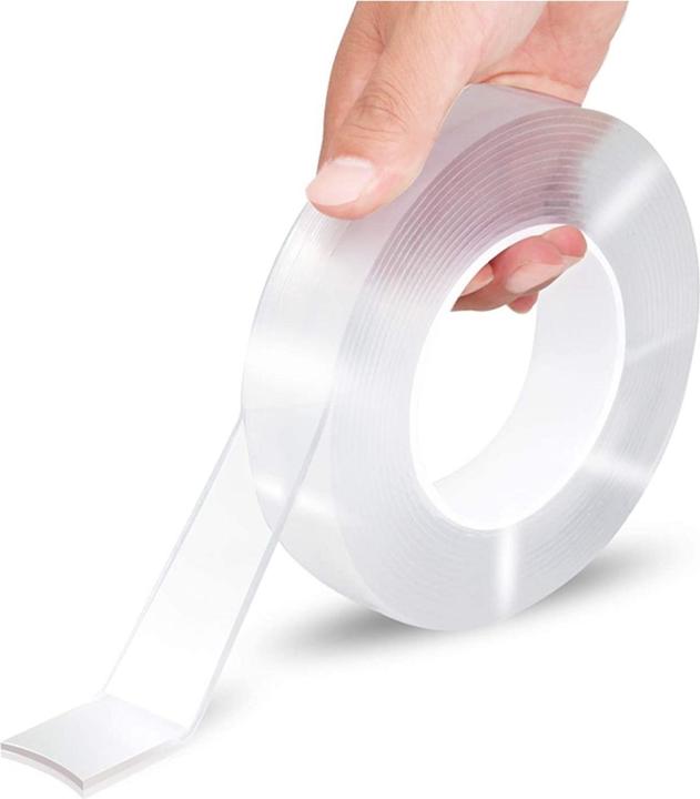 Produktbild Werkstein Doppelseitiges Nano Klebeband Wasserdicht / Wiederverwendbar 2er Set (20 mm)