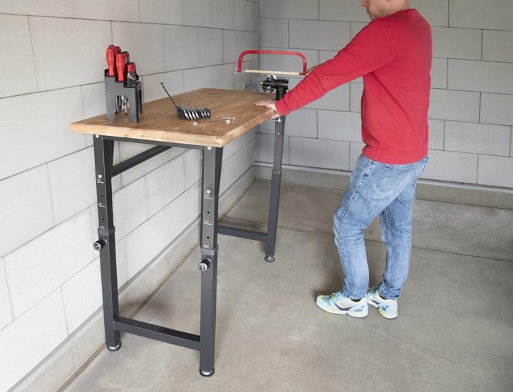 Produktbild CarTech Werkbank höhenverstellbar FSC® SQS-COC-100130 (135 cm, 60 cm)