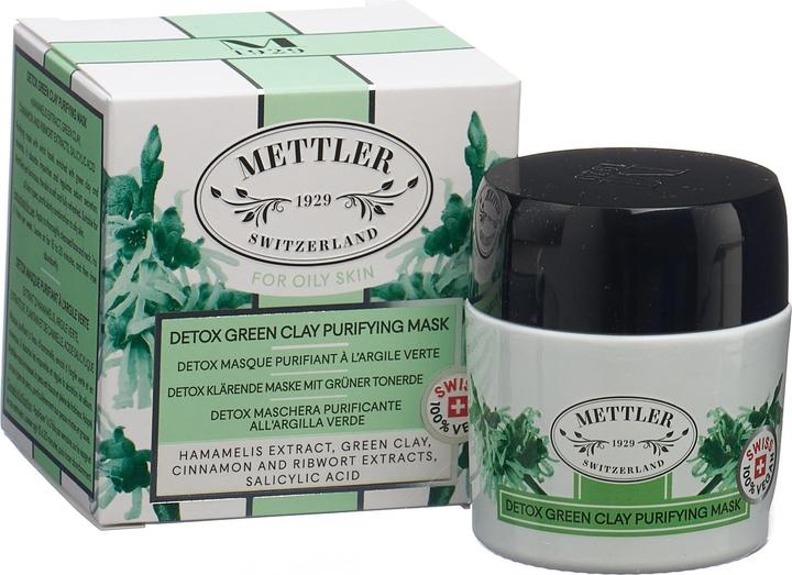Produktbild Mettler1929 Detox klärende Maske mit grüner Tonerde (50 ml)