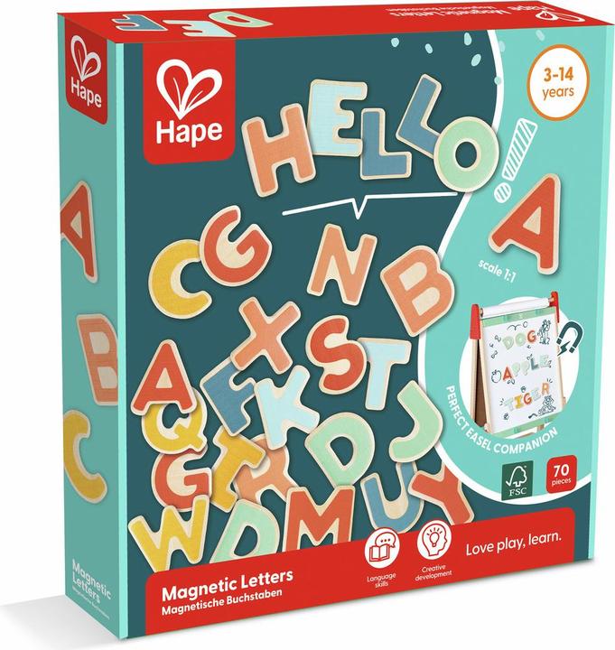 Immagine prodotto Hape Lettere magnetiche (70 x)
