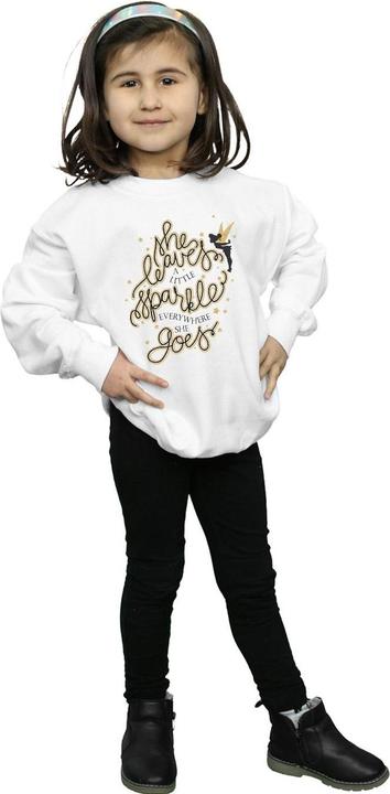 Actual product image Disney Girls Tinkerbell Stars Sweatshirt (128)