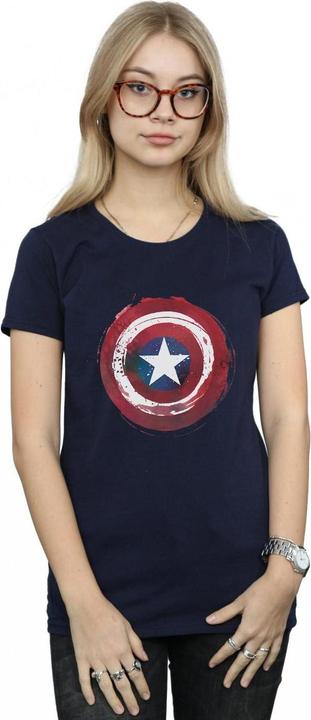 Produktbild Captain America Splatter Shield TShirt (XXL)