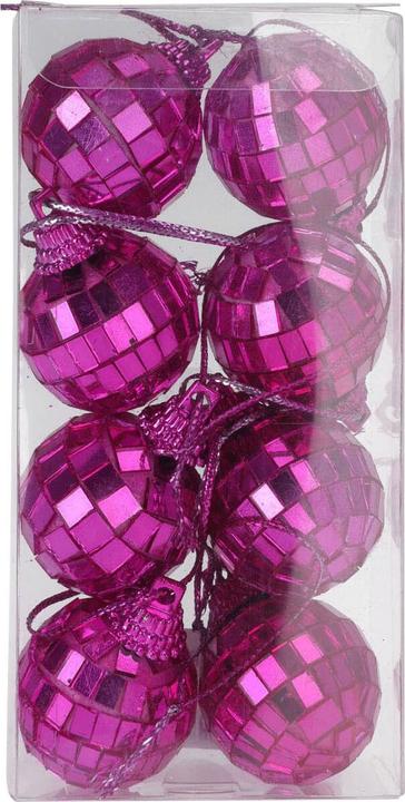 Actual product image Mirror disco ball colour, 8 pcs.