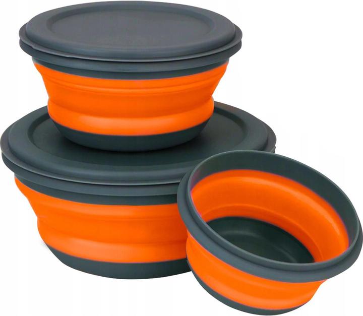 Actual product image Ruhhy Sulankstomi silikoniniai dubenys - 3 vnt. 20781