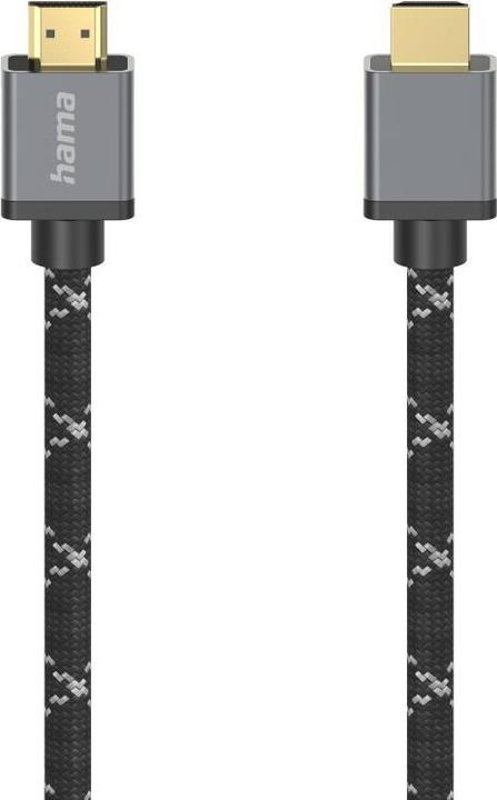 Hama Cavo HDMI™ ad altissima velocità, certificato, maschio-maschio, 8K, alluminio, 5,0 m (5 m, HDMI)