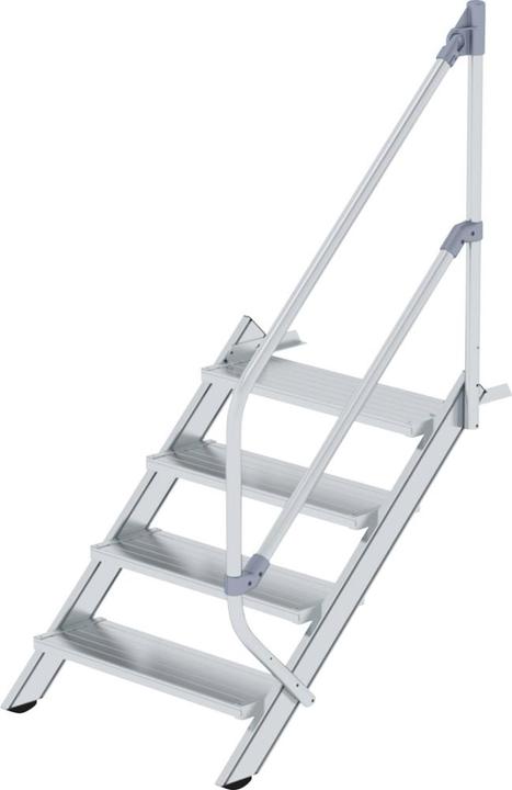 Actual product image Munk Industrial steps, aluminium steps, step width 800 mm, 4 steps. (Scaffolding, 0.11 cm)