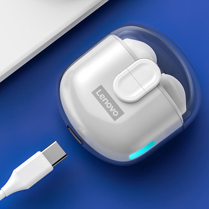 Produktbild Lenovo LP12 TWS earphones (white) (NC, 3.50 h, Kabellos)