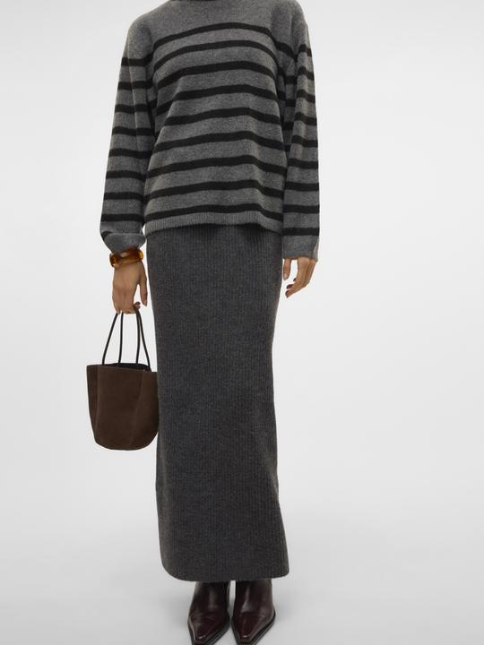Actual product image Vero Moda VMMAY Hohe Taille Langer Rock Strickrock (M)