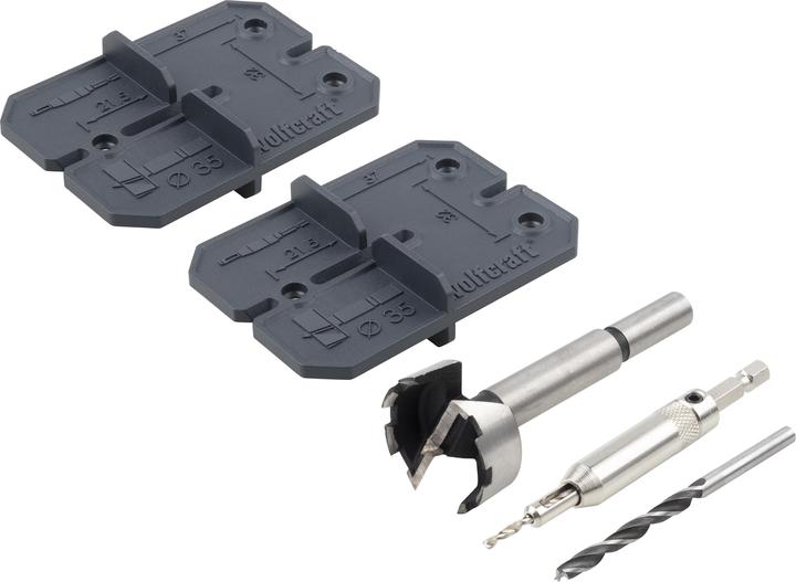 Image du produit wolfcraft wolfcraft 1 Scharnierloch-Set 35 mm (35 mm, 2,5 mm, 5 mm)