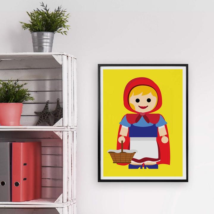 Immagine prodotto Trenddeko Giocattolo di Cappuccetto Rosso (120 x 150 cm)