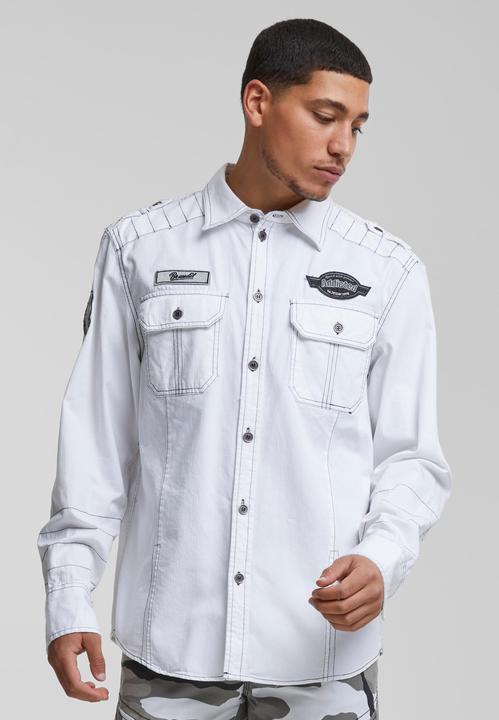 Produktbild Brandit Luis Vintage Langarm-Shirt Grösse 3XL Farbe Weiss (3XL)