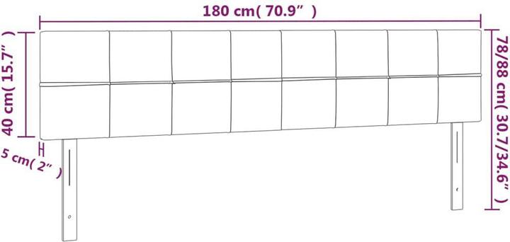 Produktbild VidaXL Alyssa (180 x 5 x 88 cm)