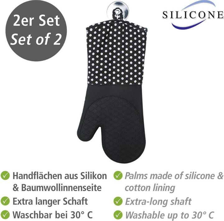 Image du produit Wenko gants de cuisine (Silicone, 60% coton, 40% polyester)