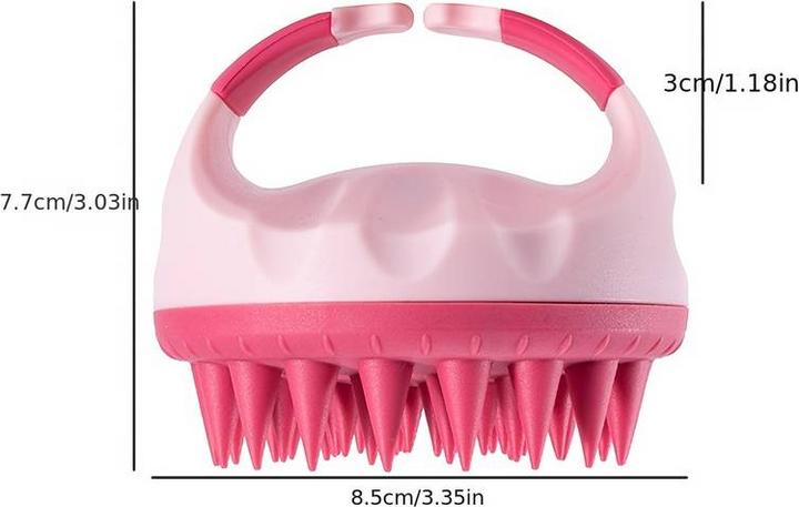 Image du produit PhoneLook Brosse en silicone massage cuir chevelu menthe