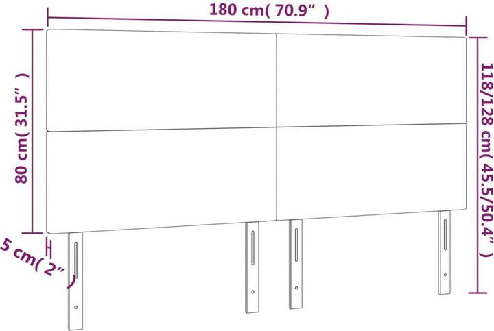 Image du produit VidaXL Lauriane (200 x 5 x 128 cm)