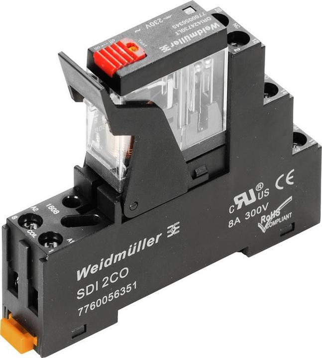Actual product image Weidmüller Switching relay 184-253V/AC 2W IP20 2476940000