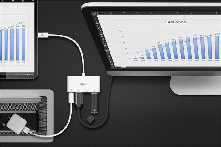 Produktbild Goobay Multiport-Adapter (USB-C, 1 Ports)