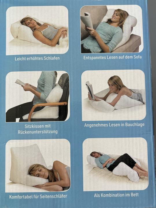 Image du produit Dreamolino Flip Pillow (23 x 50 x 14 cm, 43 x 50 x 15cm)