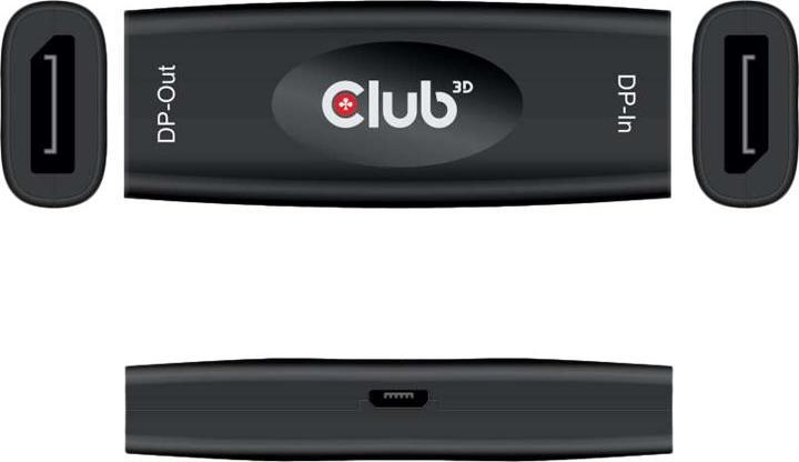 Produktbild Club 3D DisplayPort 1.4 Active Repeater (USB 2.0, 2.50 cm)