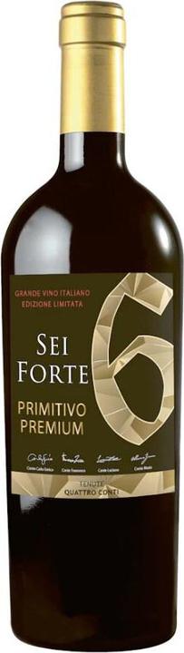 Immagine prodotto Quattro Conti Primitivo Sei Forte Puglia IGT (1 x 75 cl, 2021)