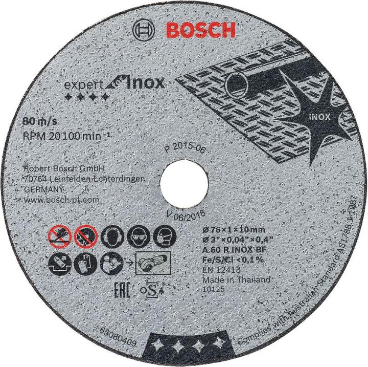 Produktbild Bosch Professional Zubehör EXPERT Carbide Multi Wheel Trennscheibe, 76 mm, 10 mm