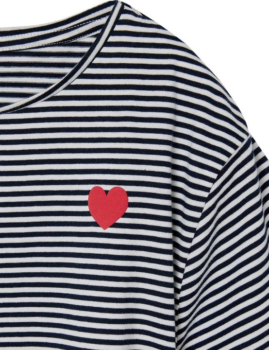 Produktbild Vertbaudet Gestreiftes Mädchen Cropped-T-Shirt mit Zierschleifen (92)