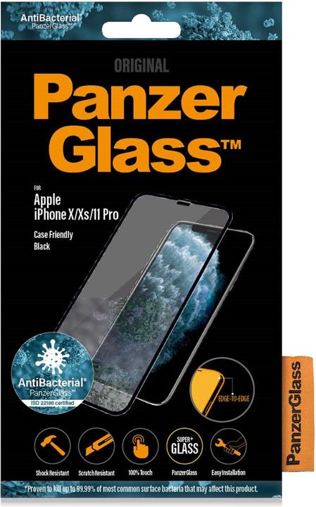 Actual product image PanzerGlass edge to edge (1 Piece, Apple iPhone X, Apple iPhone XS, Apple iPhone 11 Pro)